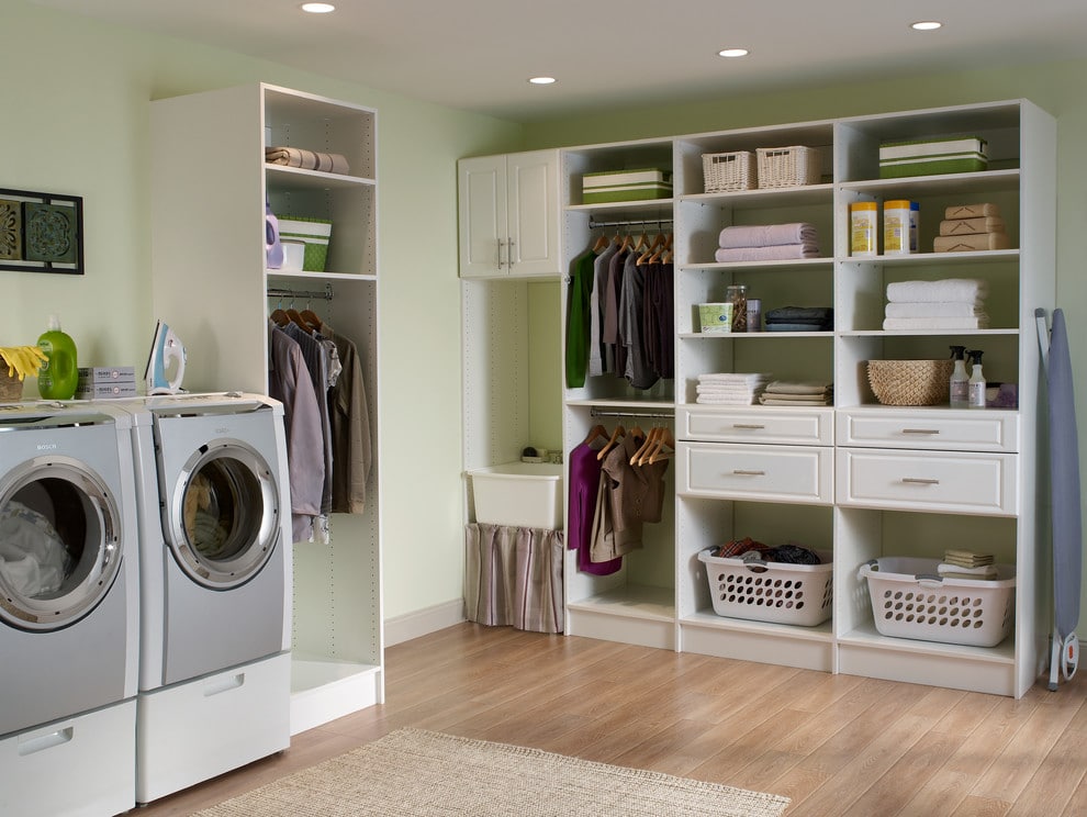how to organize laundry room