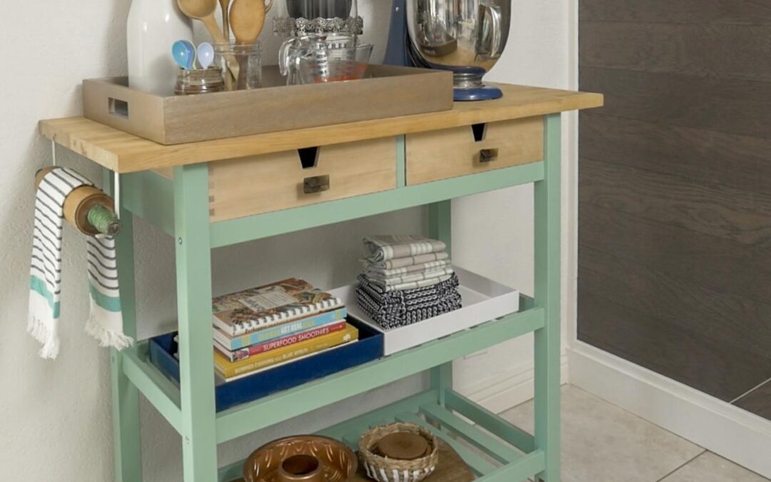 rolling storage cart hacks