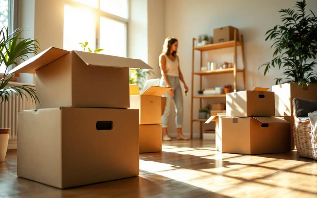 moving, unpacking and organizing