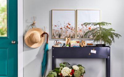 How to Create and Organize a Foyer Space in a Home That Doesn’t Have One